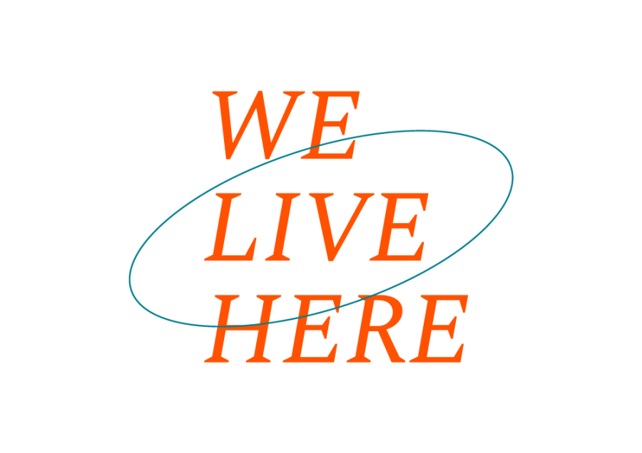 WE LIVE HERE logo