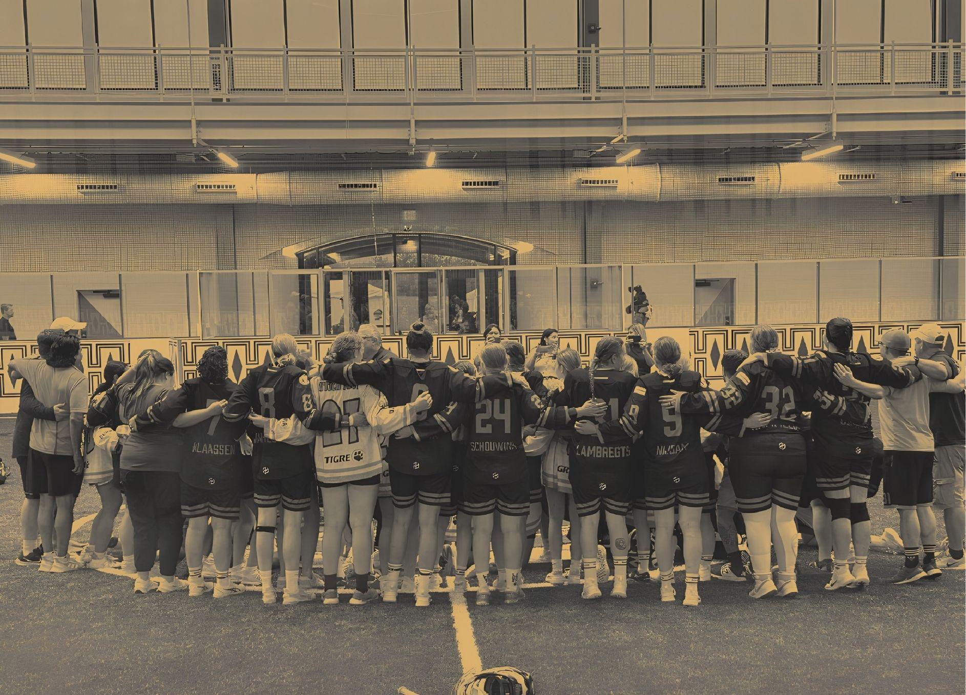 Photo: Lacrosse training session at Mary C Winder Community Center, Dutch women’s team, September 2024