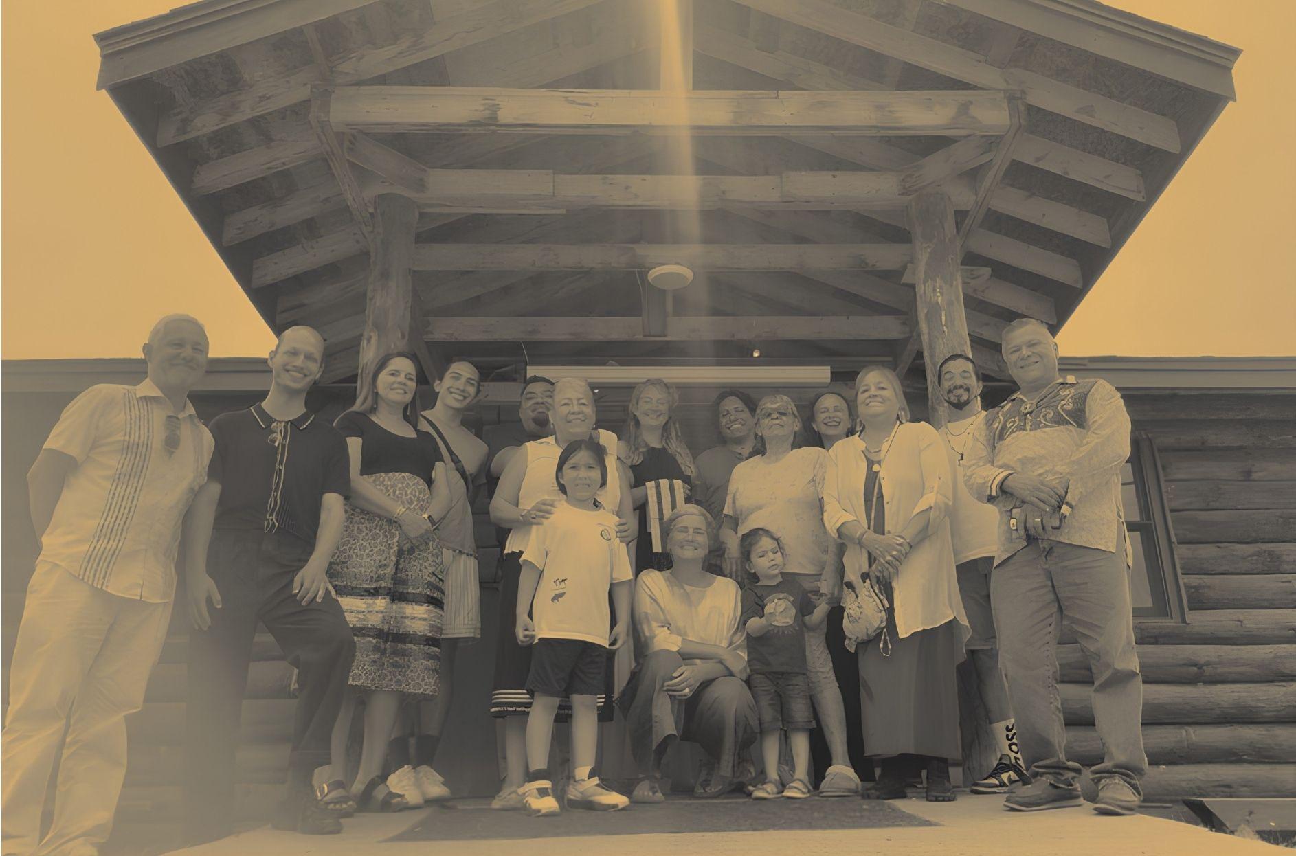 The team welcomed to the Onondaga Longhouse