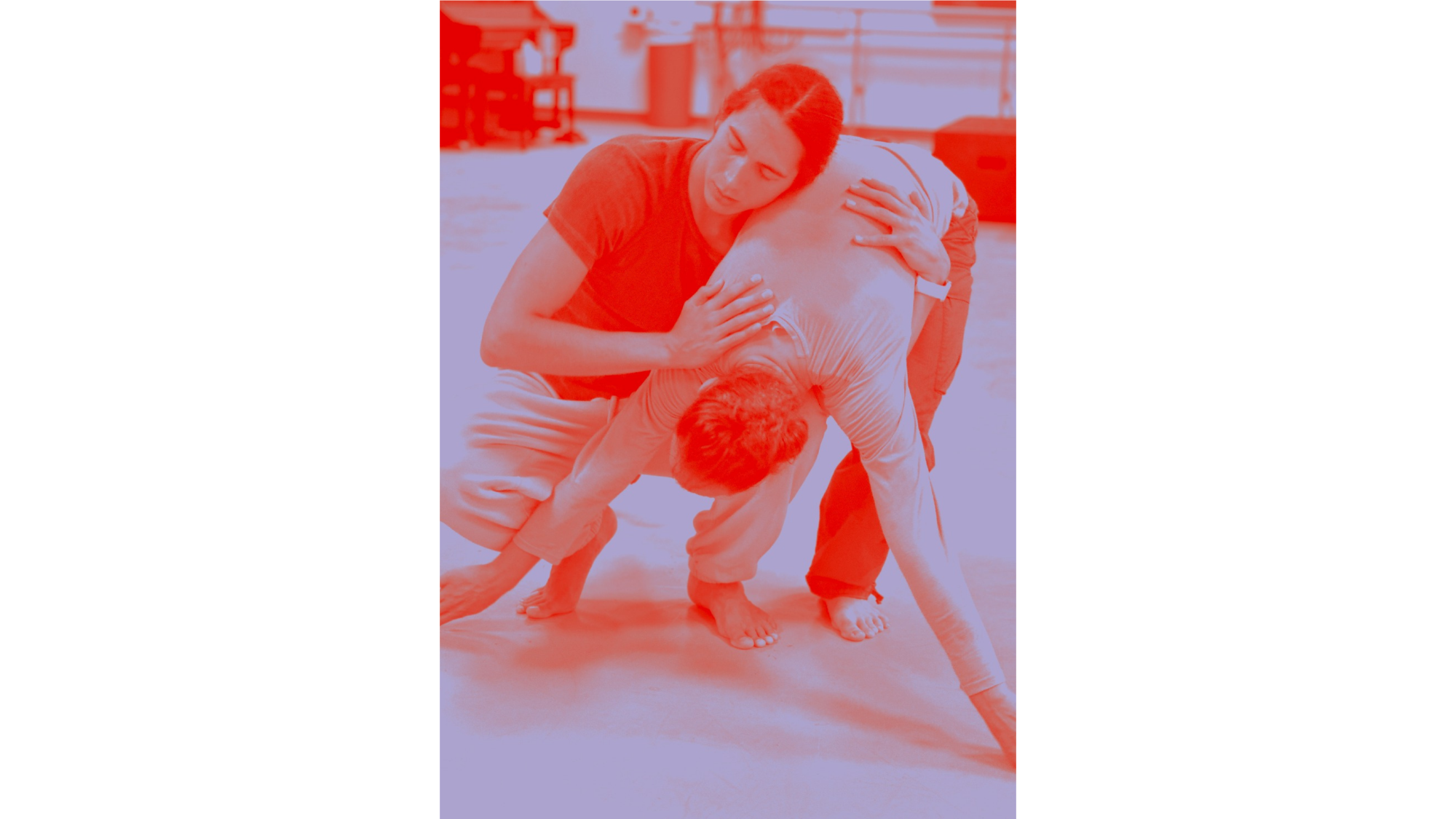 Montana Summers & Rob Polmann, rehearsing in Syracuse Theatre, June 2025
